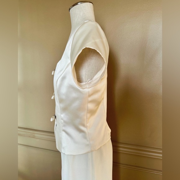 Vintage Nu Mode white pant suit size 8 - Picture 4 of 14